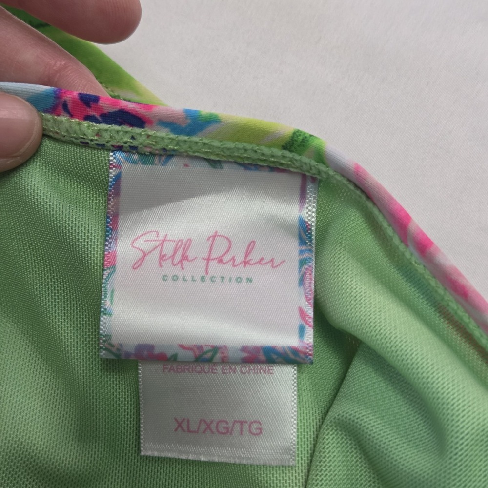 Stella Parker XL Waterlily Tankini Set Vibrant Vacation Swim Summer Beach Cruise - Picture 2 of 10